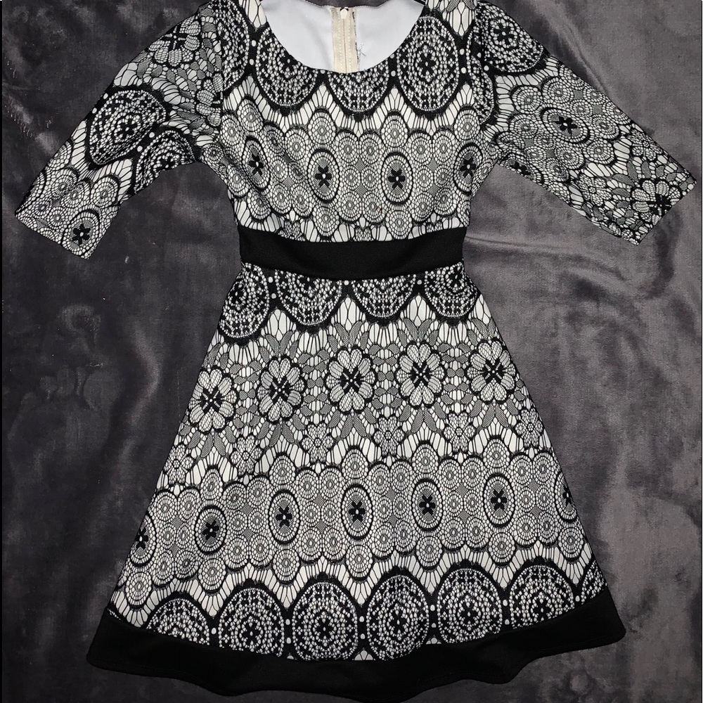 Black and White Dress